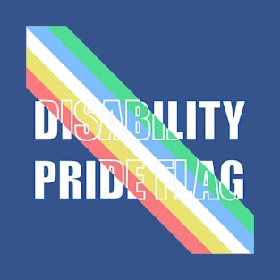 Disability Pride Flag T-Shirt