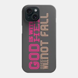 God is Within Her Christian Quote Design Gift Phone Case