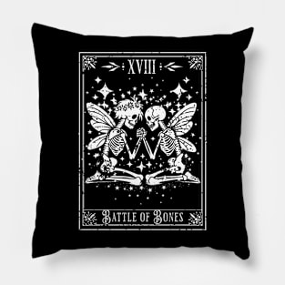 Skeleton Fairy Tarot Cards Inspired Fairycore Aesthetic Men Women Pillow