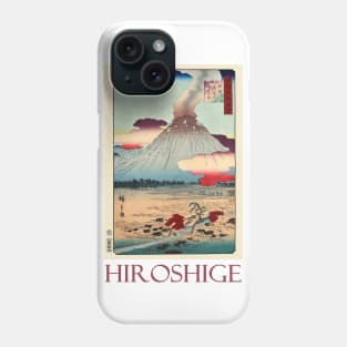 A True View of Mount Asama by Utagawa Hiroshige Phone Case