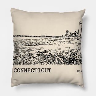 Connecticut USA Pillow