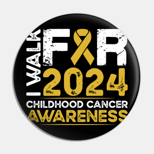 Childhood Cancer Awareness Walk 2024 Pin