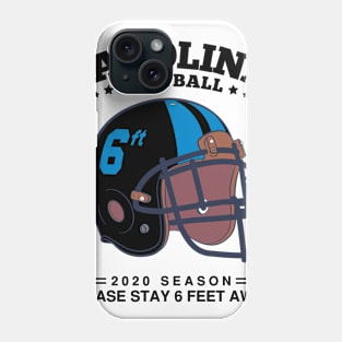 2020 NFL Carolina Panthers Spirit Stay 6ft Away Phone Case