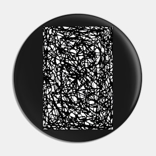 Black And White Total Abstraction Drawing Pin