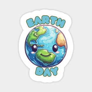 Earth cartoon Magnet