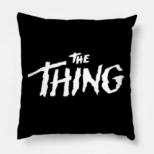 THE THING white logo Pillow