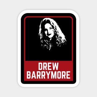 Drew barrymore ~~~ 80s retro Magnet