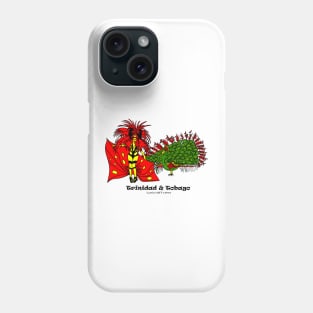 Carnival Peacock and Masquerader Phone Case