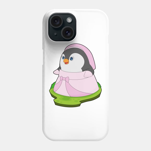 Penguin Bride Dress Wedding Phone Case by Markus Schnabel