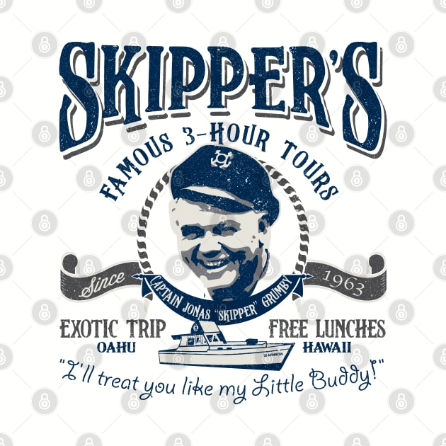 Skipper's Famous 3 Hour Boat Tours Lts by Alema Art