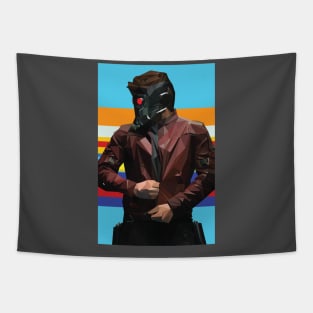 Star Lord Triangle (with background) Tapestry