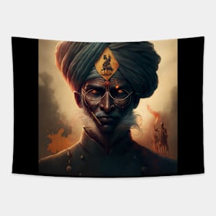 The Epic India Villain T-Shirt: Wear It with Pride Tapestry