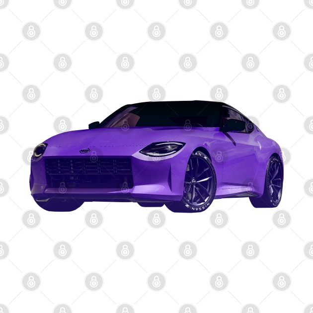 Nissan 400Z Purple by gtr