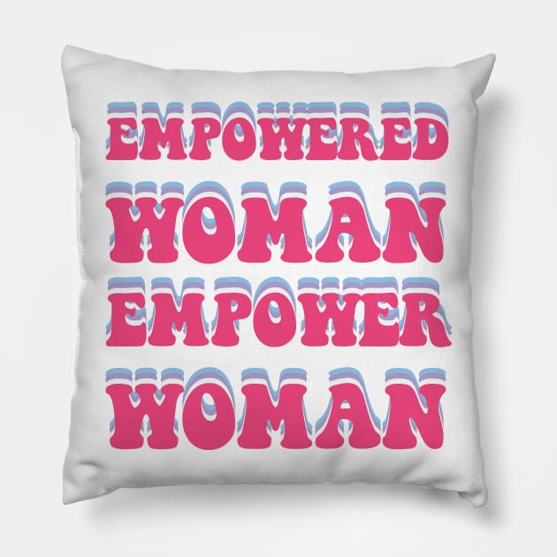 Empowered  woman empower woman Pillow by snowshade