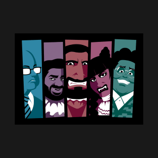 What We Do in the Shadows colourblocks T-Shirt