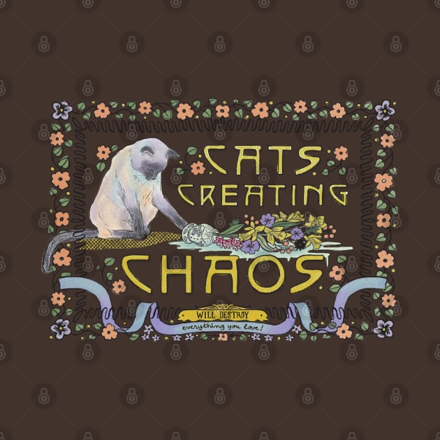 Cats Creating Chaos by Nano Février