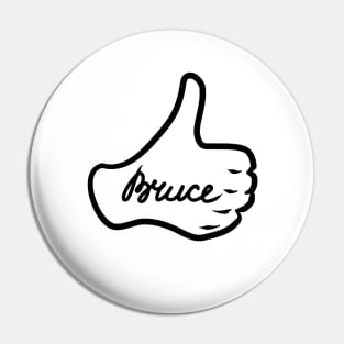 Men name Bruce Pin