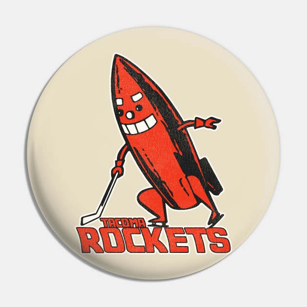 Defunct Tacoma Rockets Hockey Team Pin by Defunctland