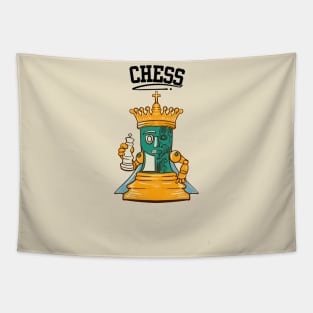 Chess king Tapestry