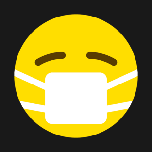 funny emoji face mask T-Shirt