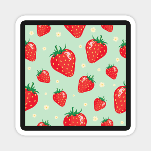 Summer Strawberries Magnet