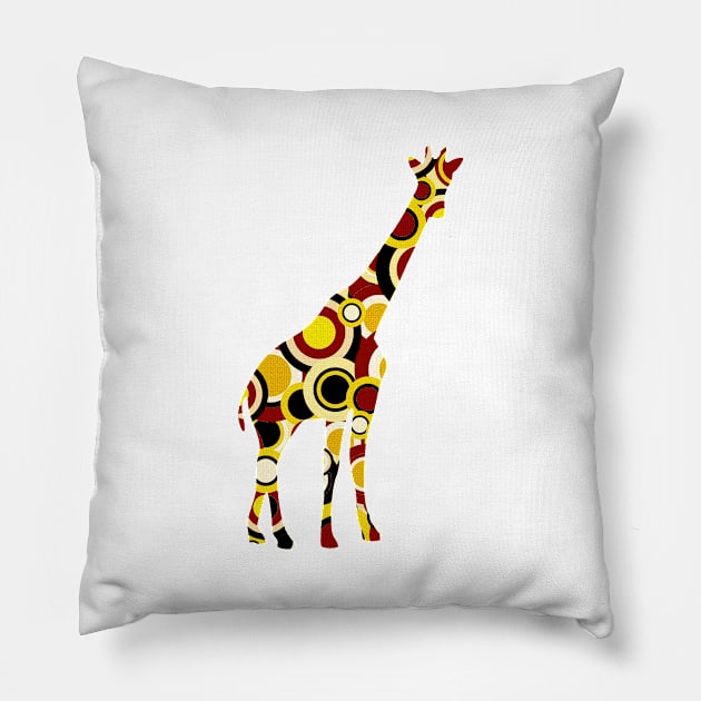 Giraffe Pillow by Anastasiya Malakhova