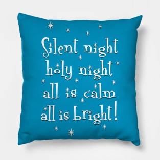 Silent Night Pillow