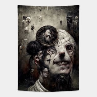 Horror Portrait #12 Tapestry