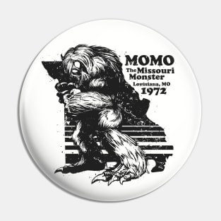 Momo The Missouri Monster Pin