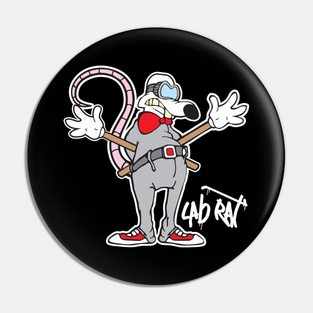 Lab Rat Pin by digifab