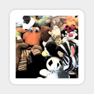 Stuffed Animals Fun Kids Print Magnet