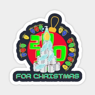 Quarantine Christmas 2020 Magnet