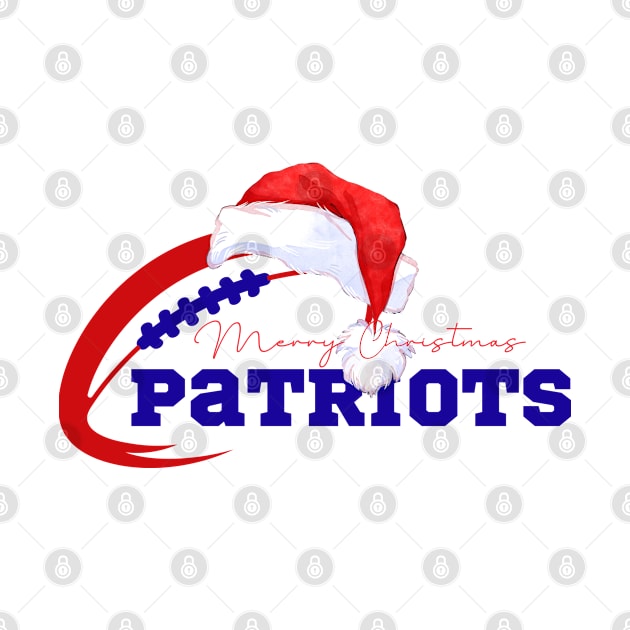 merry christmas patriots football by soft and timeless