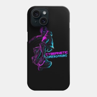 Cybernetic Skateboarding Phone Case