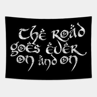 The road goes ever on and on (stack) Tapestry