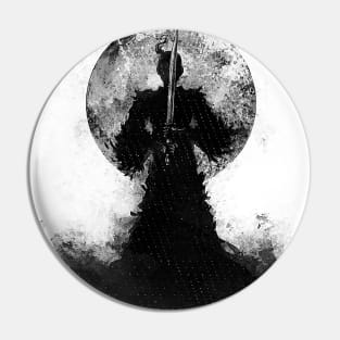 Black samurai Pin