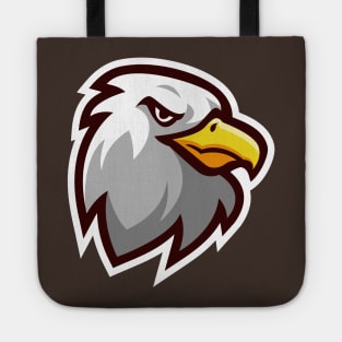 Eagle Head Mascot Logo Tote