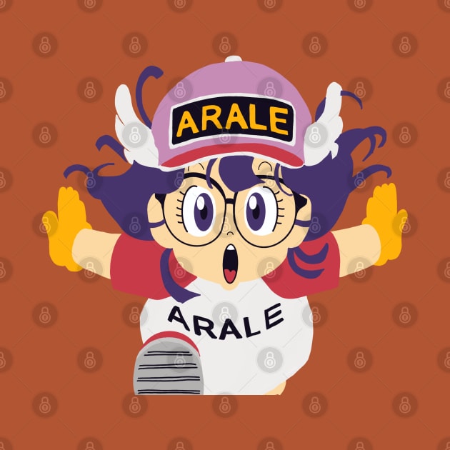 Arale chan running by Chill Studio