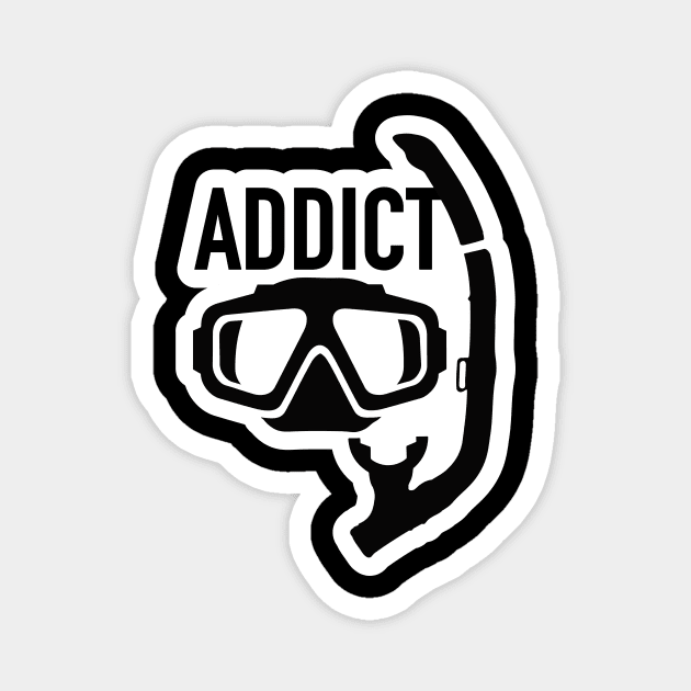 Diving Addict Magnet by Akman