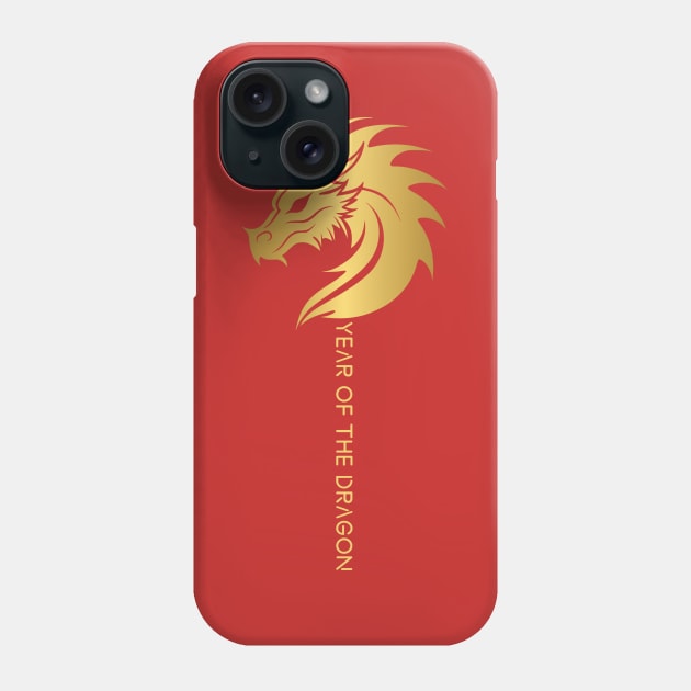 happy new year 2024, chinese new year, year of the dragon Phone Case by DewaJassin