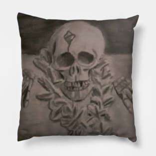 Skull Still Life Pillow