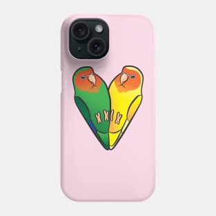 Lovebird Hearts Phone Case