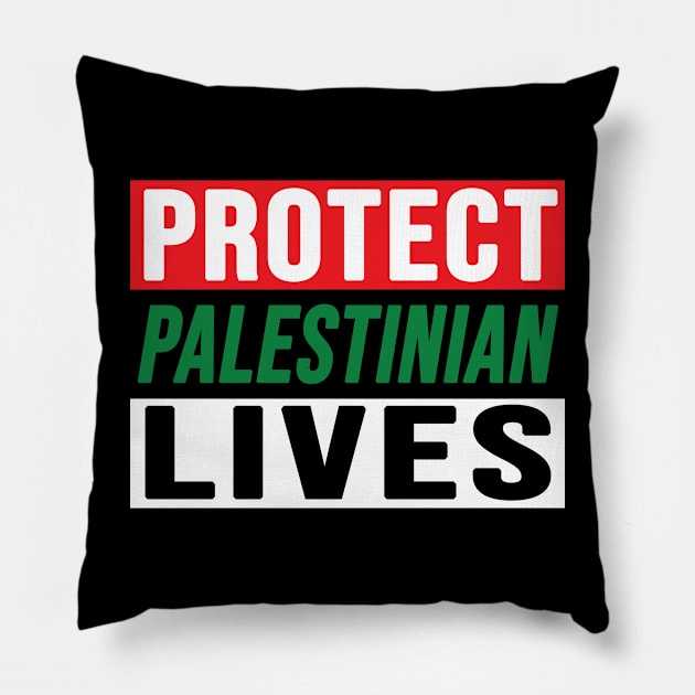 Save Palestinian Lives Pillow by IKAT