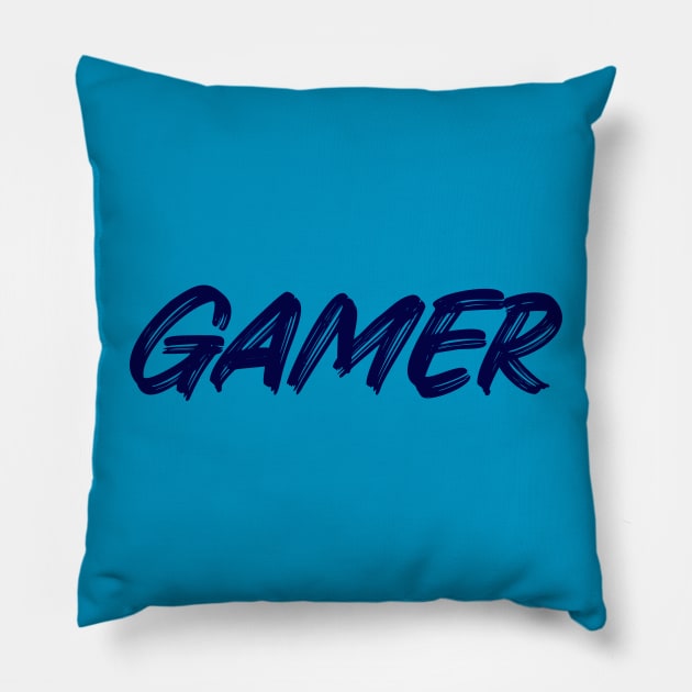 Gaming Nerd Pillow by GreenGuyTeesStore