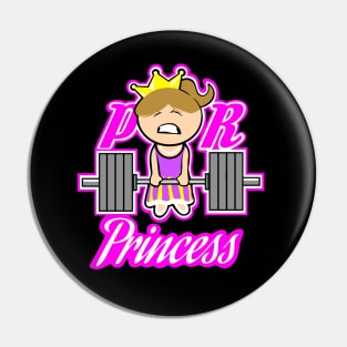 PR Princess / barbell girl version 2 Pin