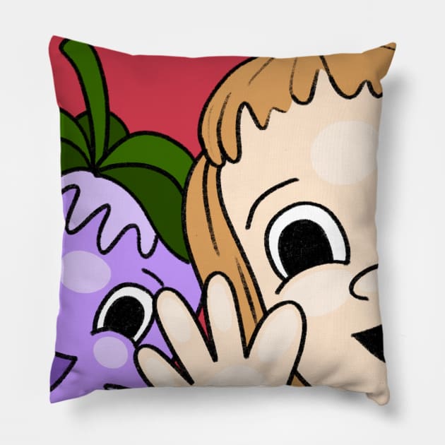 Say Hello! Pillow by Naomi Liselle