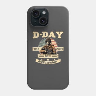 D-DAY 80 th ANNIVERSARY Phone Case