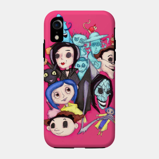 Discover Be Wise Be Brave Be Tricky - Coraline - Phone Case