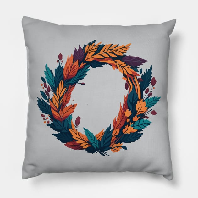 Floral Wreath Pillow by SpriteGuy95