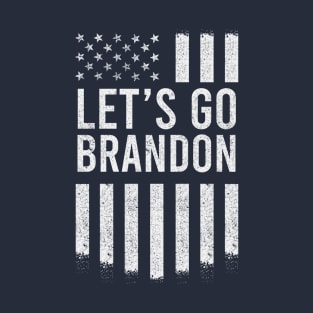 Lets Go Brandon With USA Flag T-Shirt